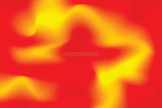 Vector blurred red and yellow abstract background