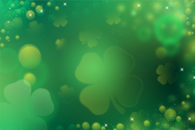 Blurred st. patrick's day wallpaper