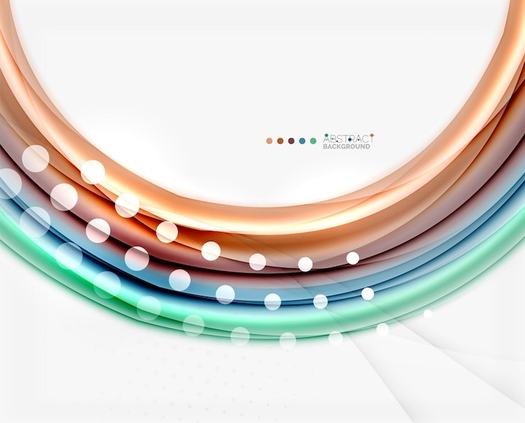 Vector blurred swirl background