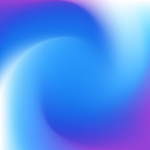 Blurred swirl gradient background. Purple, blue, teal abstract wallpaper. Liquid vortex flowing.