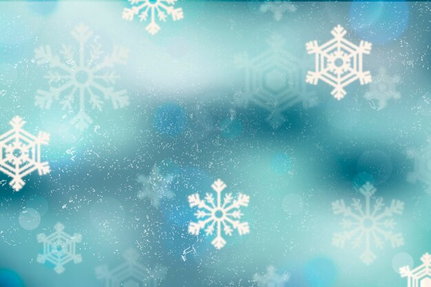Vector blurred winter background