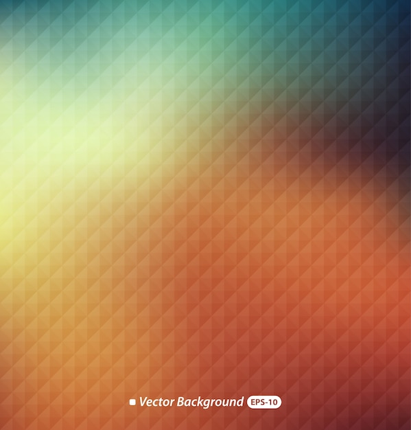 Blurry triangle vector background