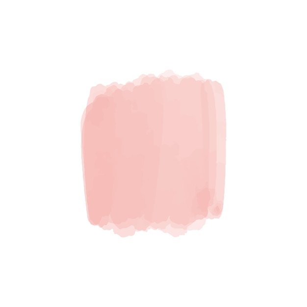 Blush roze aquarel vlekken Paint stropke. Abstracte roze aquarel hand geschilderd op papier.
