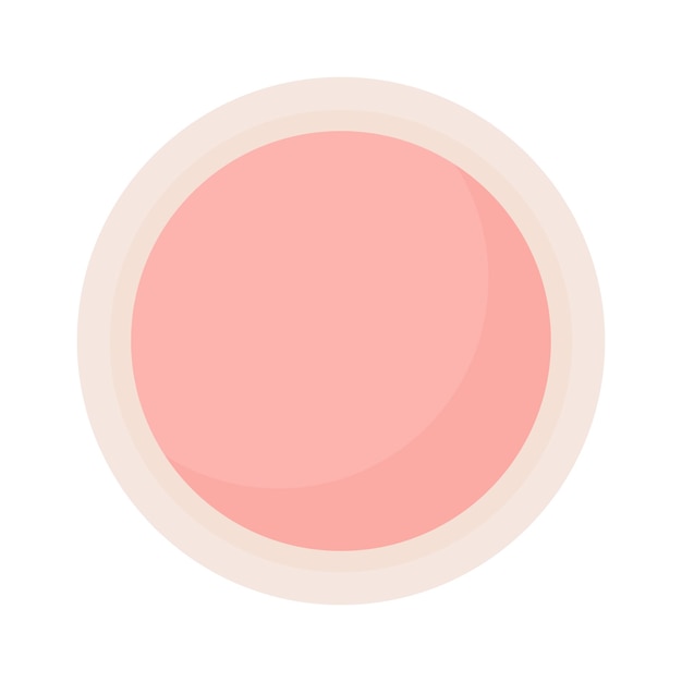 Blush semi-egale kleur vectorobject