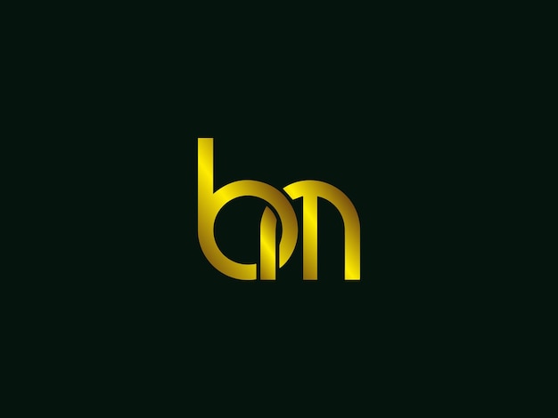 Vector bm logo design