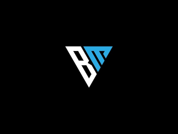 Premium Vector | Bm logo design