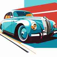 Vector bmw 328 1936 full body highest quality4k vector illustration