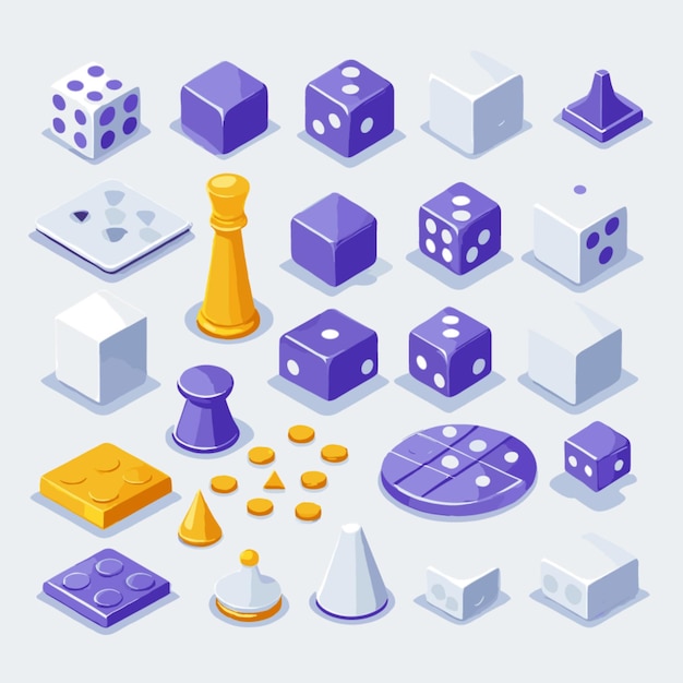 Board game vector on a white background
