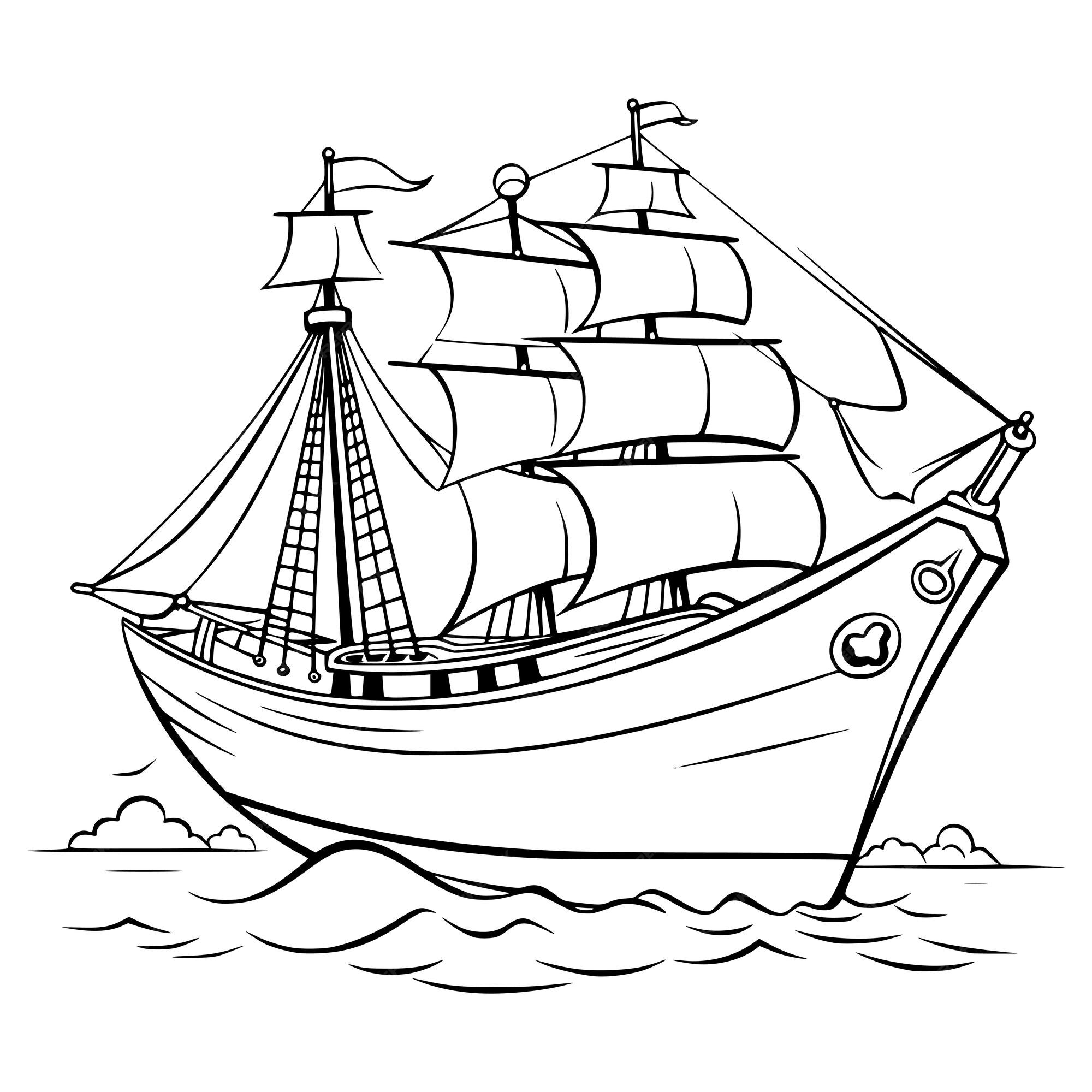 Speedboat coloring page  Free Printable Coloring Pages