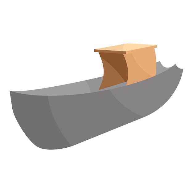 Вектор Иконка лодки карикатурная иллюстрация векторной иконки лодки для паутины