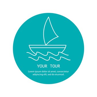 ボート​の​アイコン船​の​ロゴ