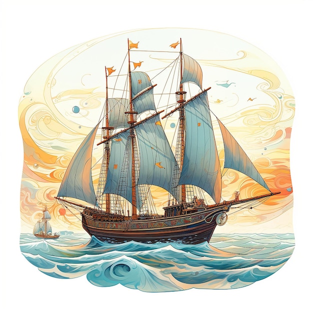 Boat illustration