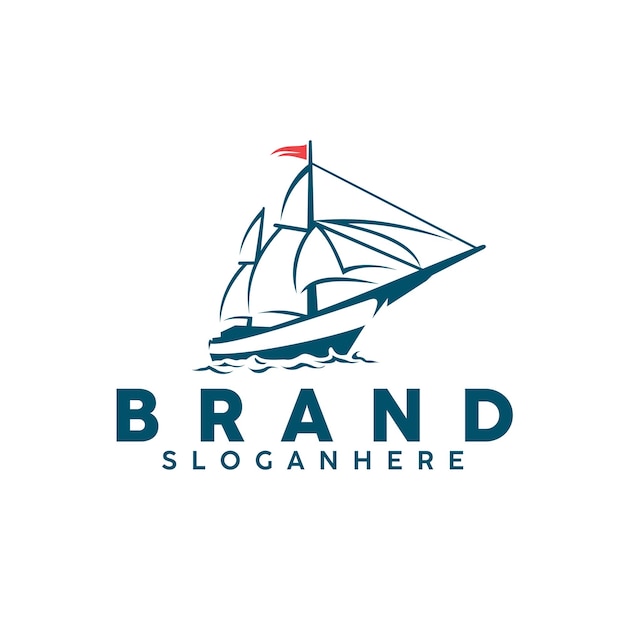 Boat logo template
