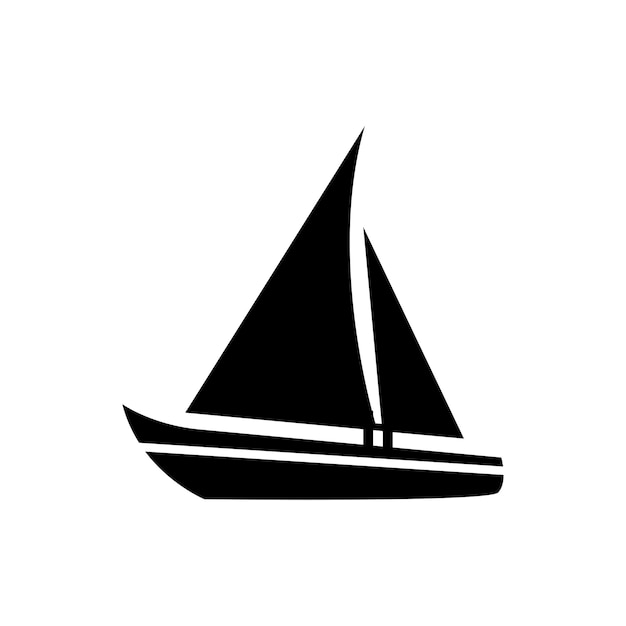 Vector boat logo