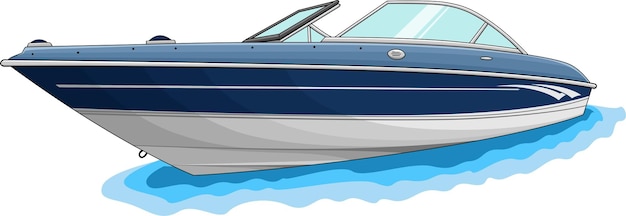 Vector boat portrait