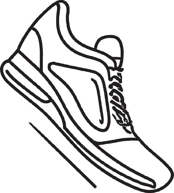 Vector boat shoes vector graphic