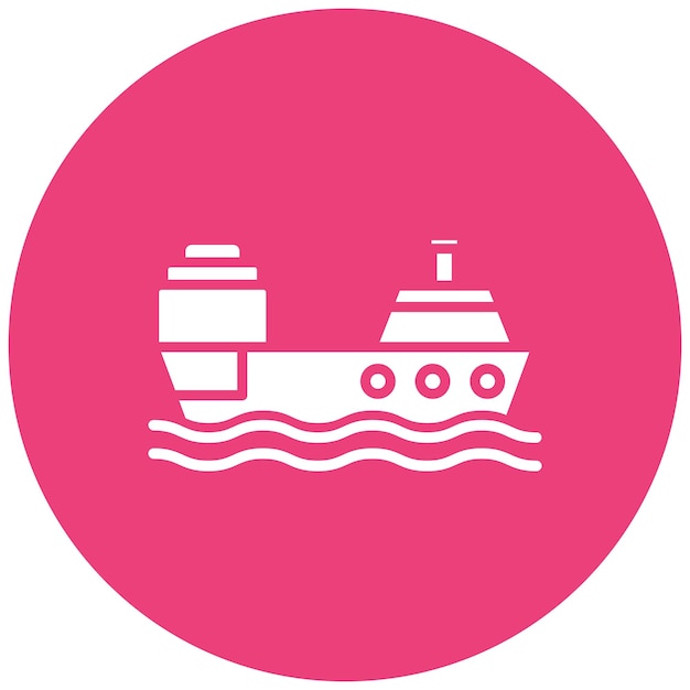 Boat Vector Illustration Style