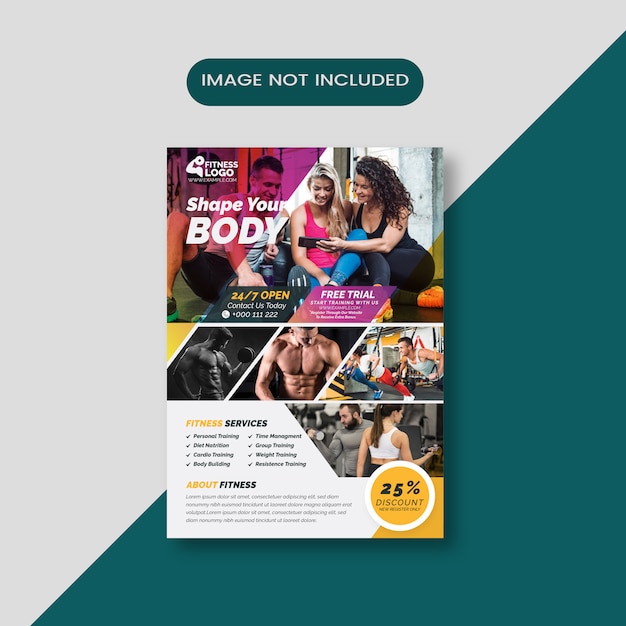 Body fitness sjabloon folder