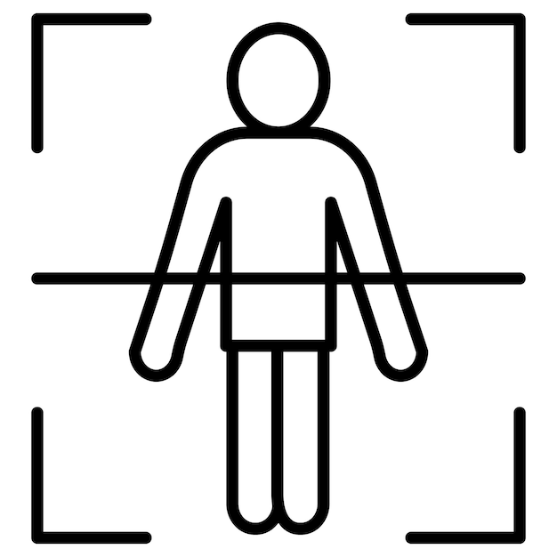 Body Scanner Vector Illustration