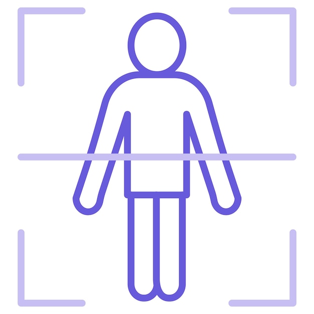 Body Scanner Vector Illustration