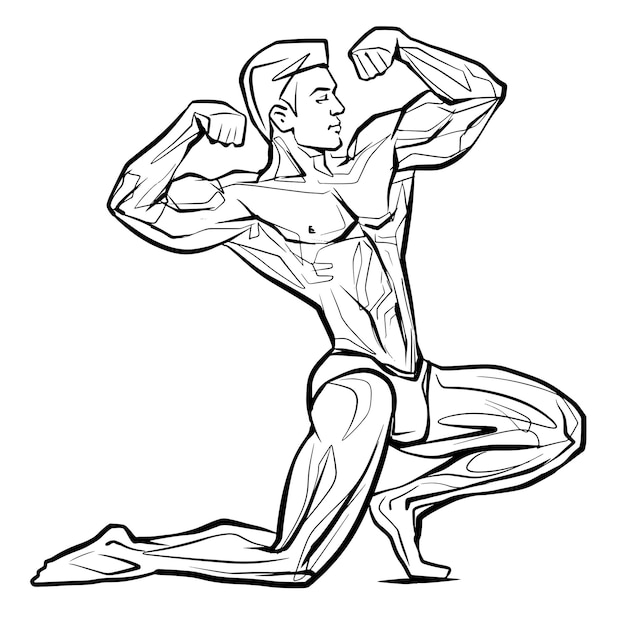 Bodybuilder Drawing - 60+ Bodybuilder Drawing for 2023