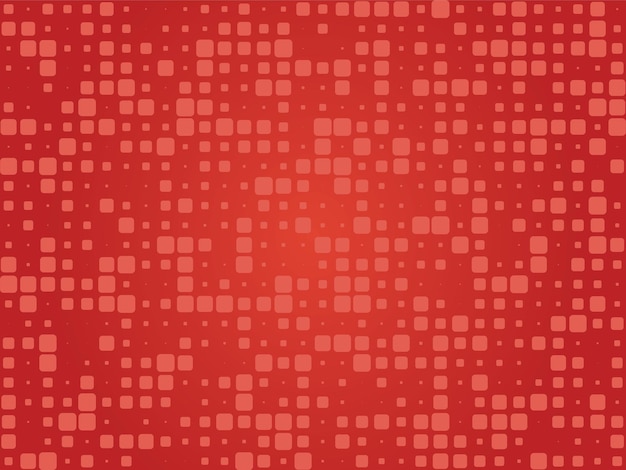 Vector boeiende abstracte rode achtergrond met ingewikkelde vierkanten moderne ontwerp