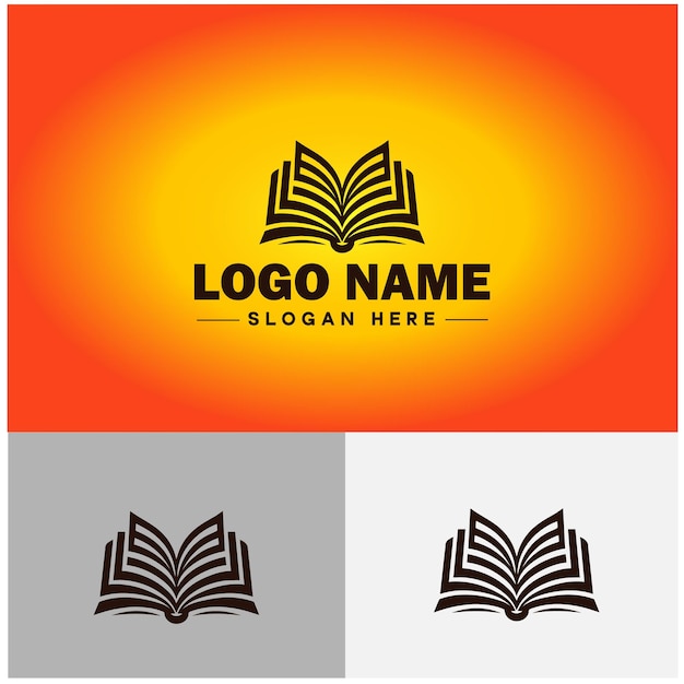 boek icoon boekwinkel winkel bibliotheek logo educatief leren winkel kennis teken symbool