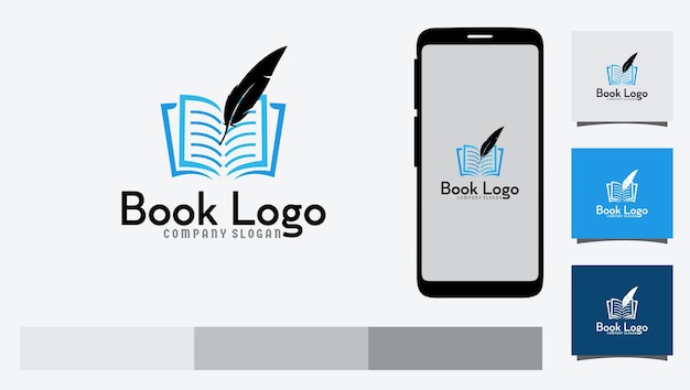 boek logo ontwerp