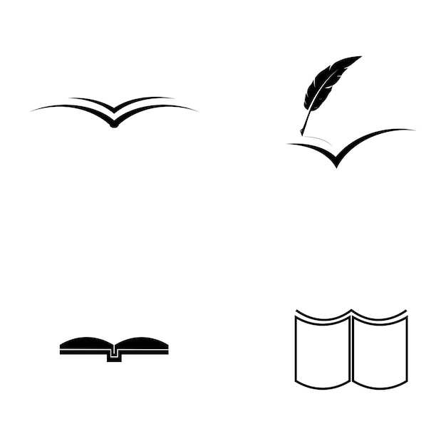 Boek logo vector