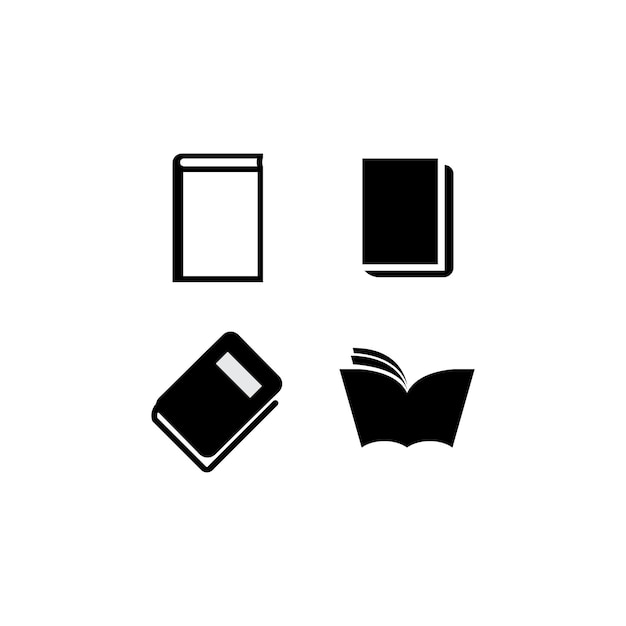 Vector boek logo