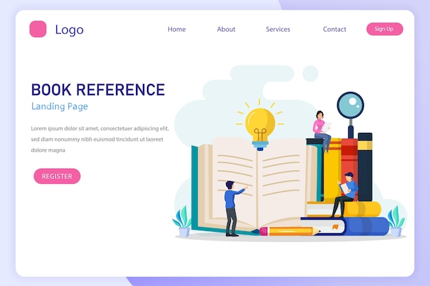 Boek referentie vector concept bibliotheek literatuur onderwijs idee brainstormingx9