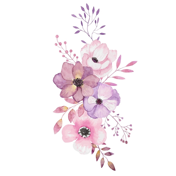 Vector boeket bloemen