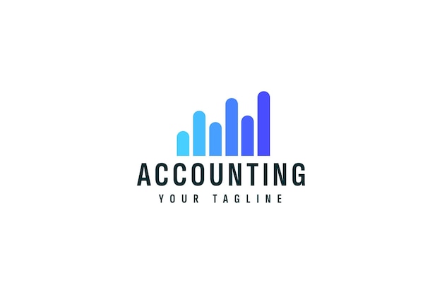 Boekhouding logo vector pictogram illustratie
