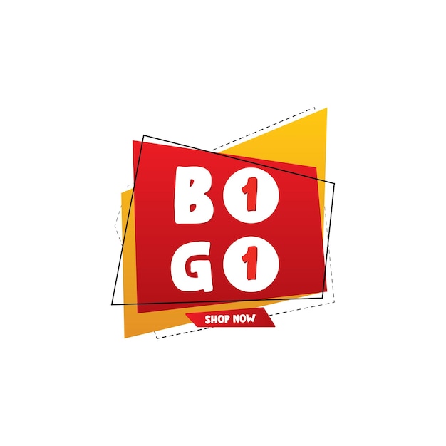 Bogo Sale banner design template