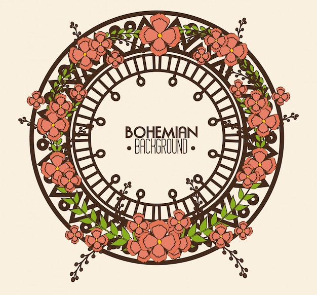 Bohemian bacground  design