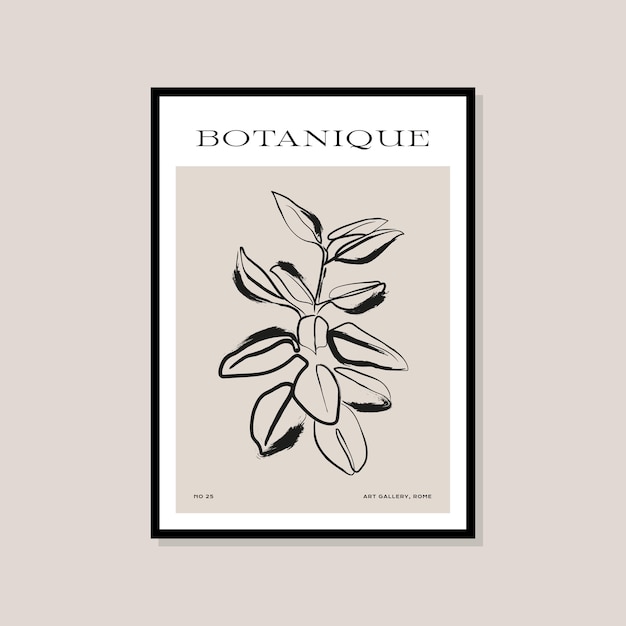 Bohemian minimalistic art print poster for your wall art collection and interior design decoration