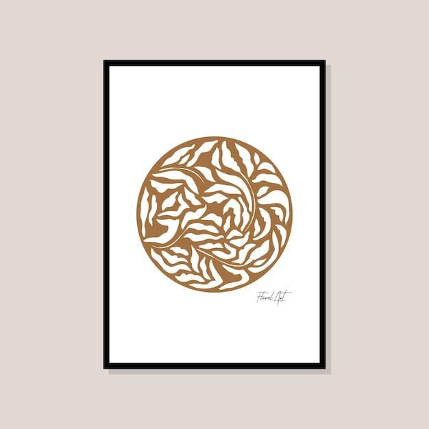 Bohemian minimalistische art print poster voor uw kunstcollectie aan de muur en interieurdecoratie