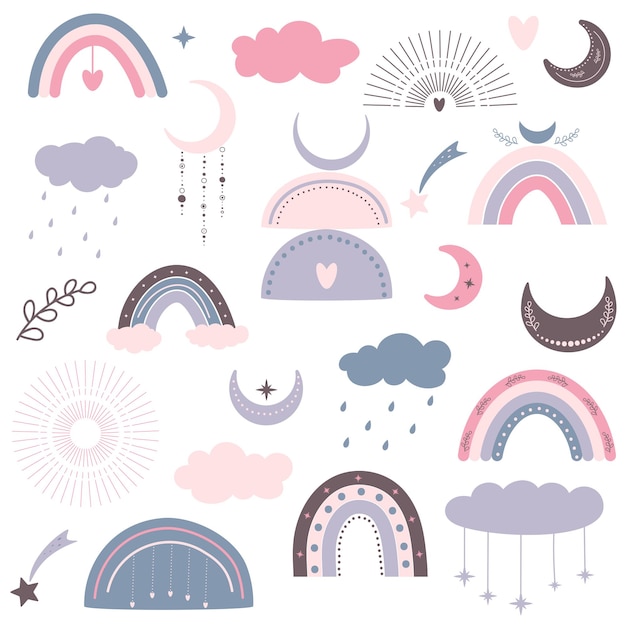 Boho clip art