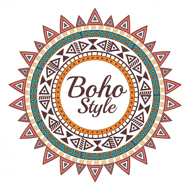 Boho stijl ontwerp