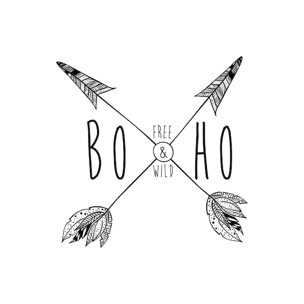 Boho stijl ontwerp