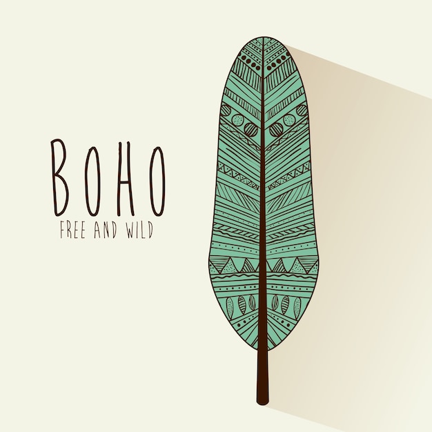 Boho stijl ontwerp