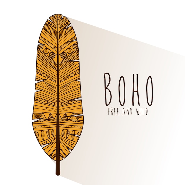 Boho stijl ontwerp