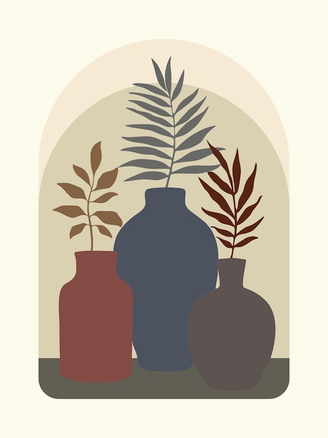 boho still life painting