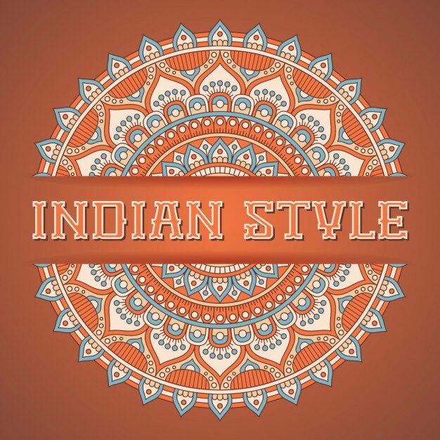 Vector boho style background design