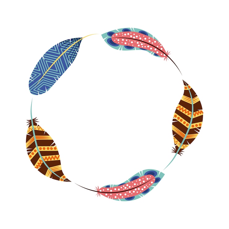 Vector boho style design