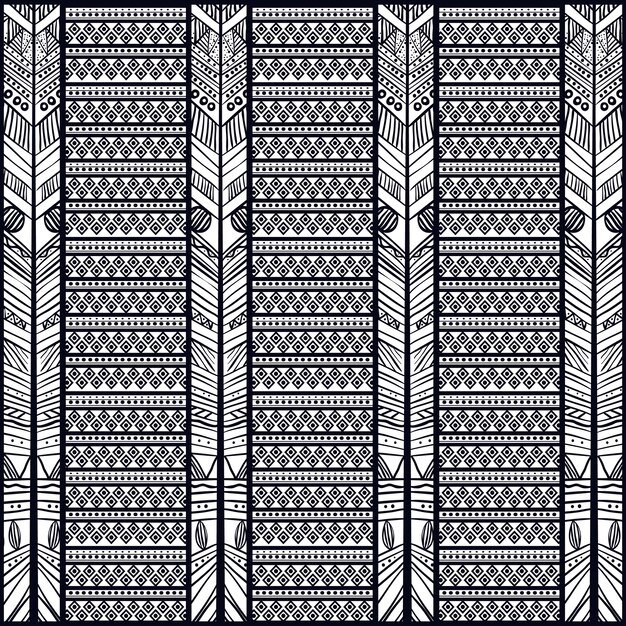 Vector boho style design