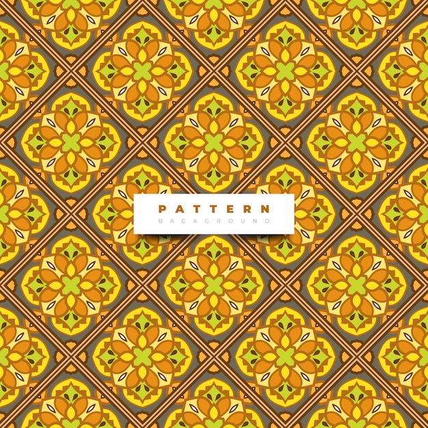 Boho tile seamless pattern background