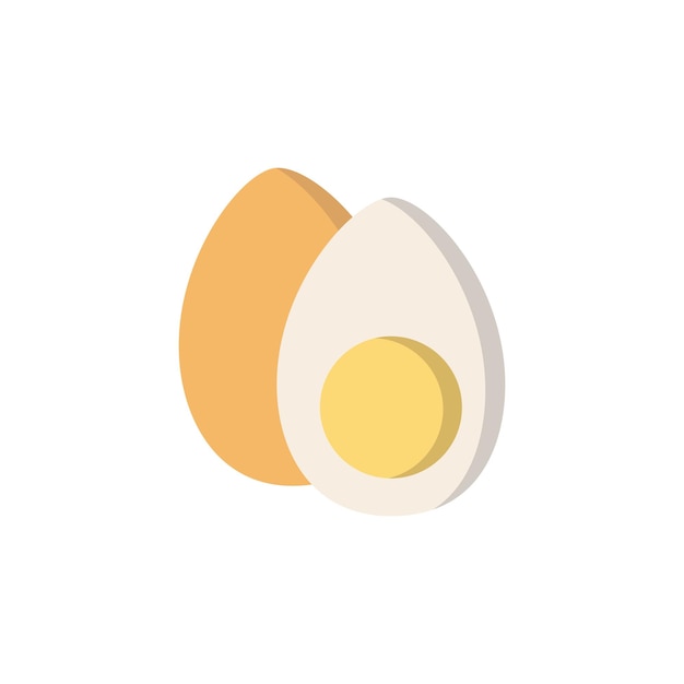 Boiled Eggs icon Simple element from sea food collection Creative Boiled Eggs icon for web design templates infographics and more