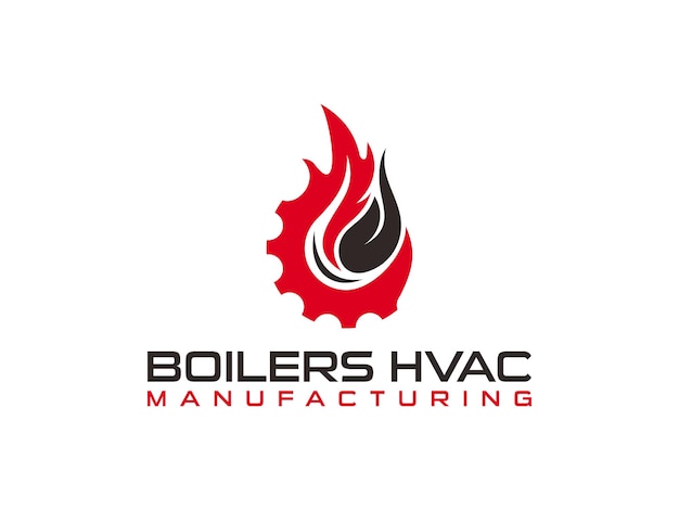 Boilers hvac business logo for appeal to high end residential customers.