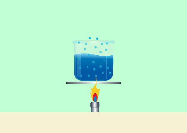 Vector boiling of water